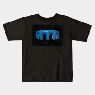 Blue Mustache Kids T-Shirt